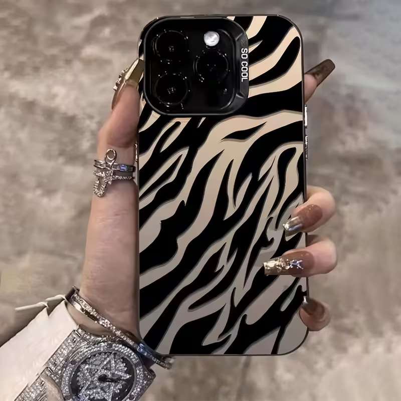 Zebra Pattern Black Advanced I - đánh giá và giá Apple Iphone 15