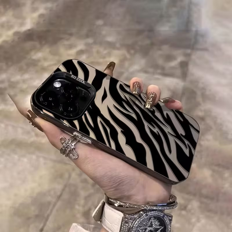 Zebra Pattern Black Advanced I - đánh giá và giá Apple Iphone 15