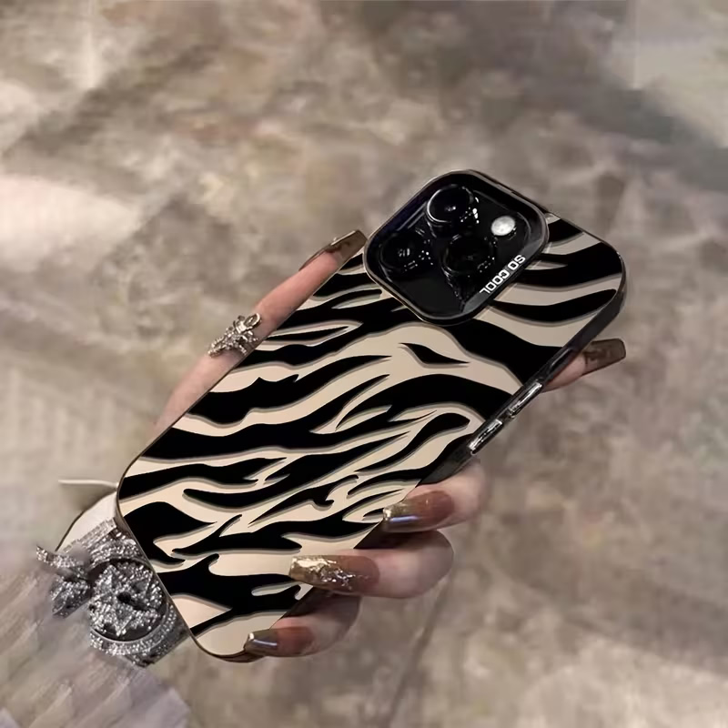 Zebra Pattern Black Advanced I - đánh giá và giá Apple Iphone 15