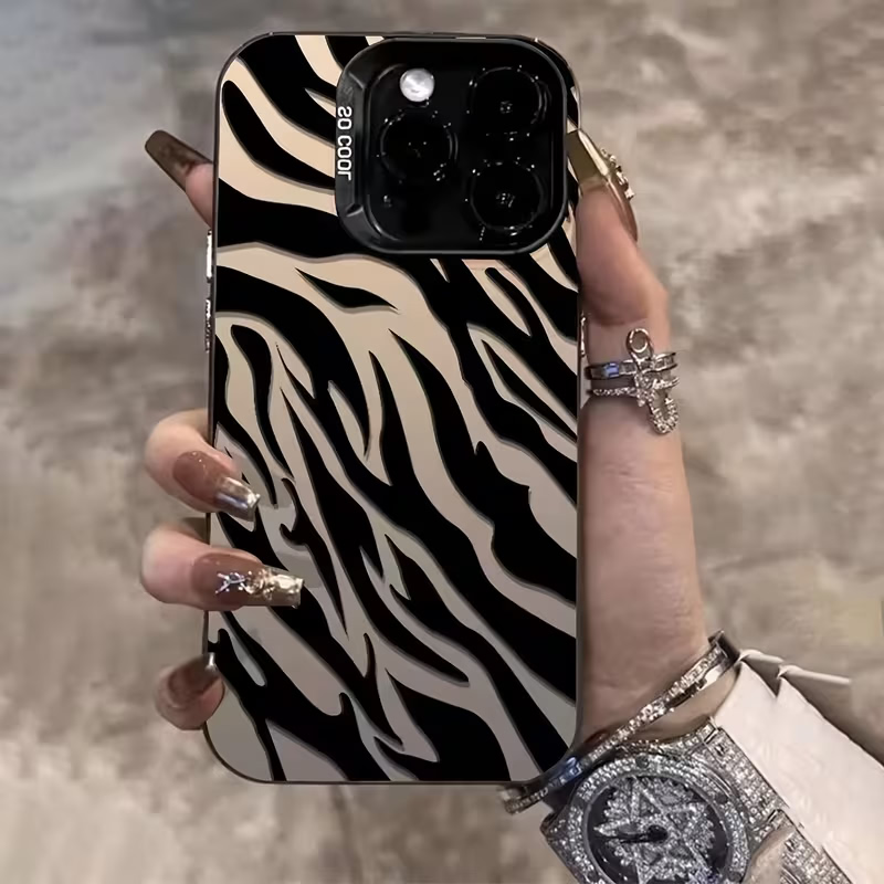 Zebra Pattern Black Advanced I - đánh giá và giá Apple Iphone 15