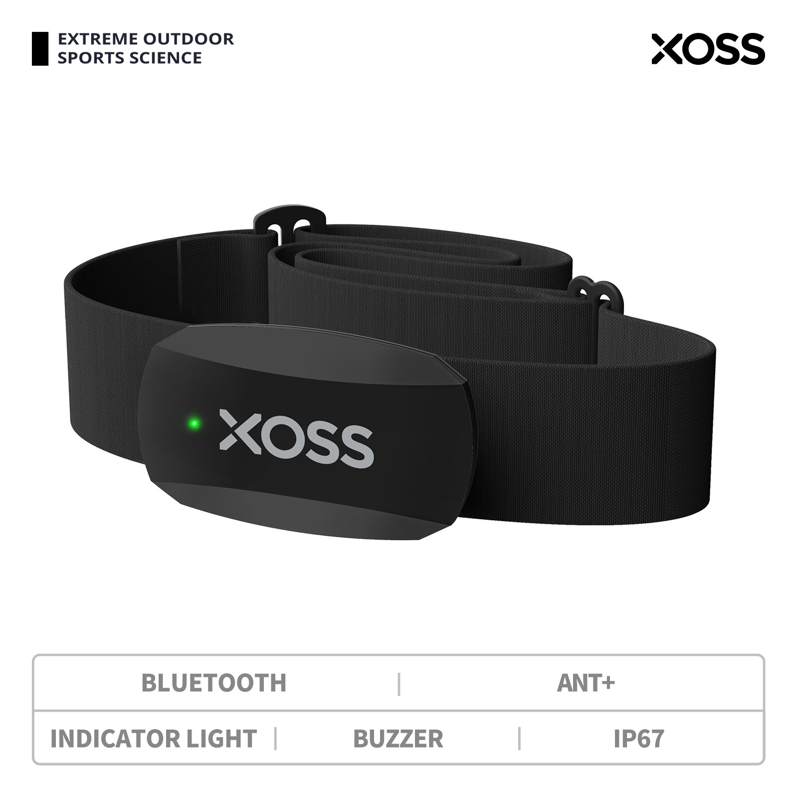 XOSS X2 Chest Strap Heart Rate - đánh giá và giá Breath Rate Monitor